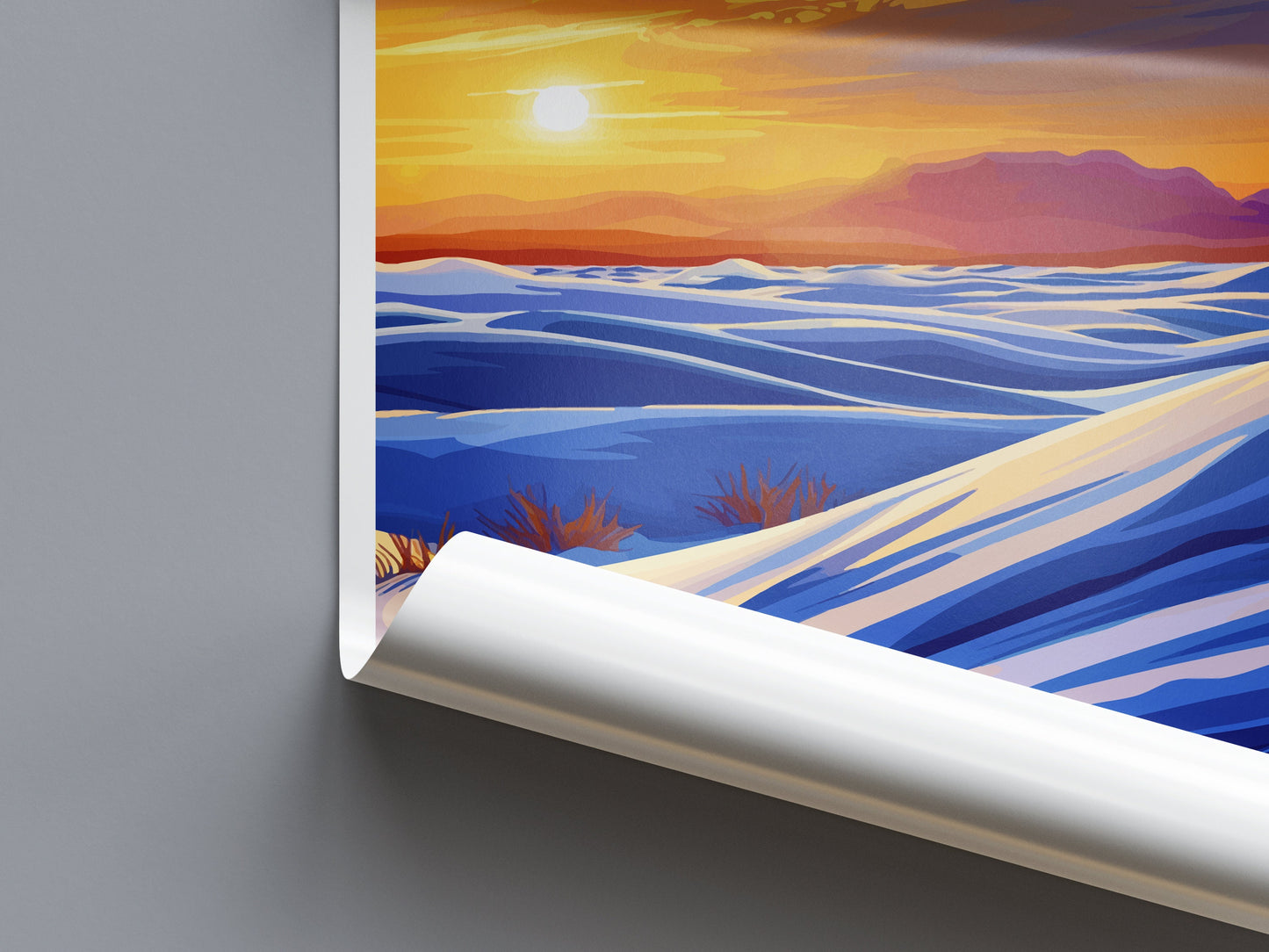 White Sands National Park Travel Print Wall Art White Sands National Park Wall Hanging Home Décor White Sands National Park Art Gift Poster