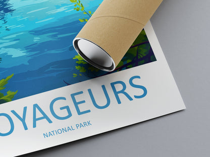Voyageurs National Park Travel Print Wall Art Voyageurs National Park Wall Hanging Home Décor Voyageurs National Park Art Gift Poster