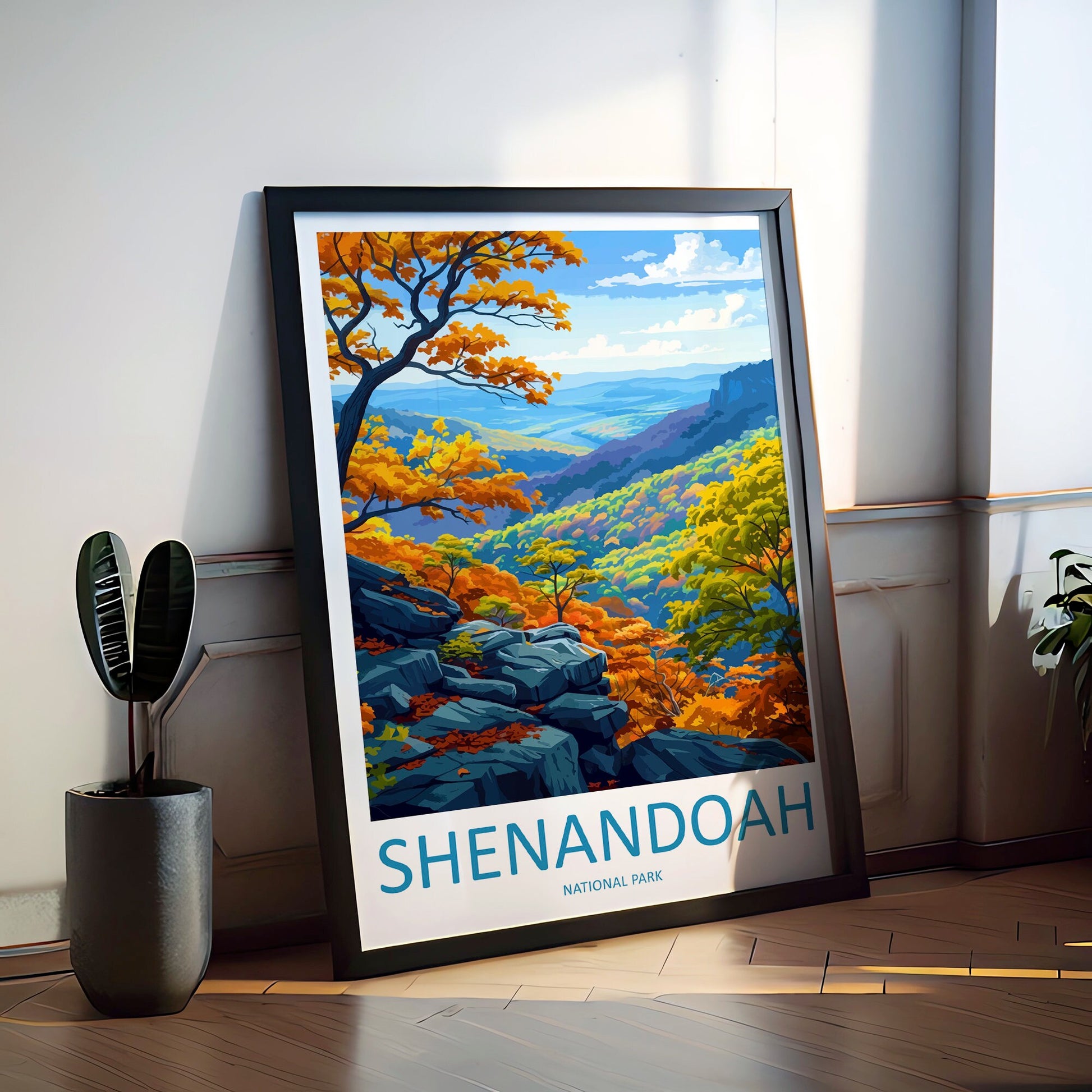 Shenandoah National Park Travel Print Wall Art Shenandoah National Park Wall Hanging Home Décor Shenandoah National Park Art Gift Poster