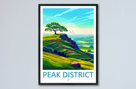 Peak District Print Peak District Home Decor Landscape Art Print Peak District Wall Art Nature Enthusiast Gift Wall Hanging Peak District UK
