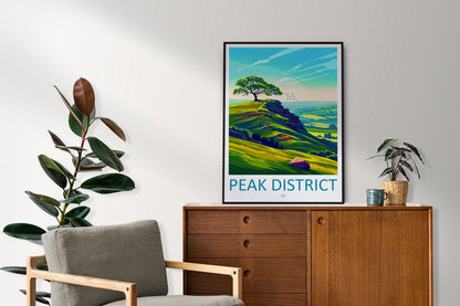 Peak District Print Peak District Home Decor Landscape Art Print Peak District Wall Art Nature Enthusiast Gift Wall Hanging Peak District UK