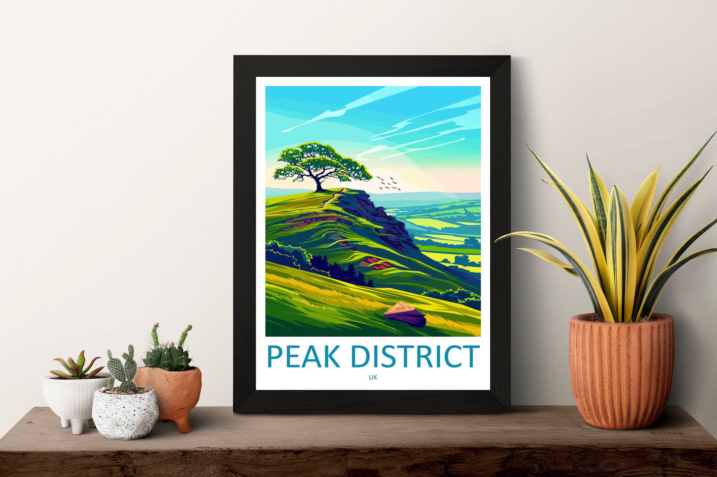 Peak District Print Peak District Home Decor Landscape Art Print Peak District Wall Art Nature Enthusiast Gift Wall Hanging Peak District UK