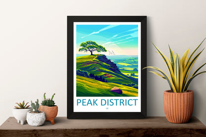 Peak District Print Peak District Home Decor Landscape Art Print Peak District Wall Art Nature Enthusiast Gift Wall Hanging Peak District UK