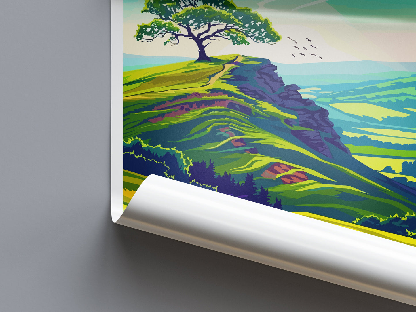 Peak District Print Peak District Home Decor Landscape Art Print Peak District Wall Art Nature Enthusiast Gift Wall Hanging Peak District UK