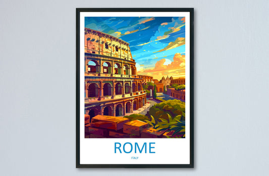 Rome Travel Print Wall Art Rome Wall Hanging Home Décor Rome Gift Art Lovers Italy Art Lover Gift Rome Print Italy Wall Art Decor