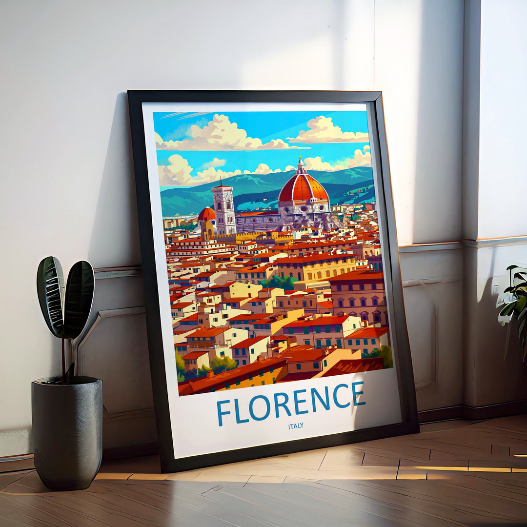 Florence Travel Print Wall Art Florence Italy Wall Hanging Home Decoration Florence Gift Art Lovers Wall Art Print Florence Italy Wall Print