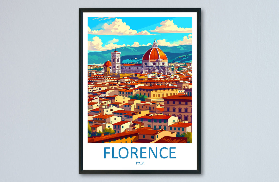 Florence Travel Print Wall Art Florence Italy Wall Hanging Home Decoration Florence Gift Art Lovers Wall Art Print Florence Italy Wall Print
