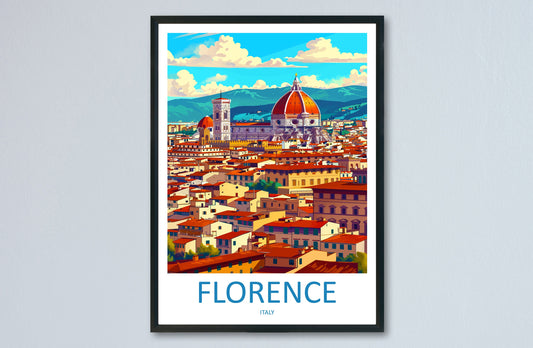 Florence Travel Print Wall Art Florence Italy Wall Hanging Home Decoration Florence Gift Art Lovers Wall Art Print Florence Italy Wall Print