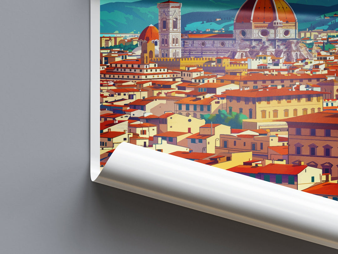 Florence Travel Print Wall Art Florence Italy Wall Hanging Home Decoration Florence Gift Art Lovers Wall Art Print Florence Italy Wall Print