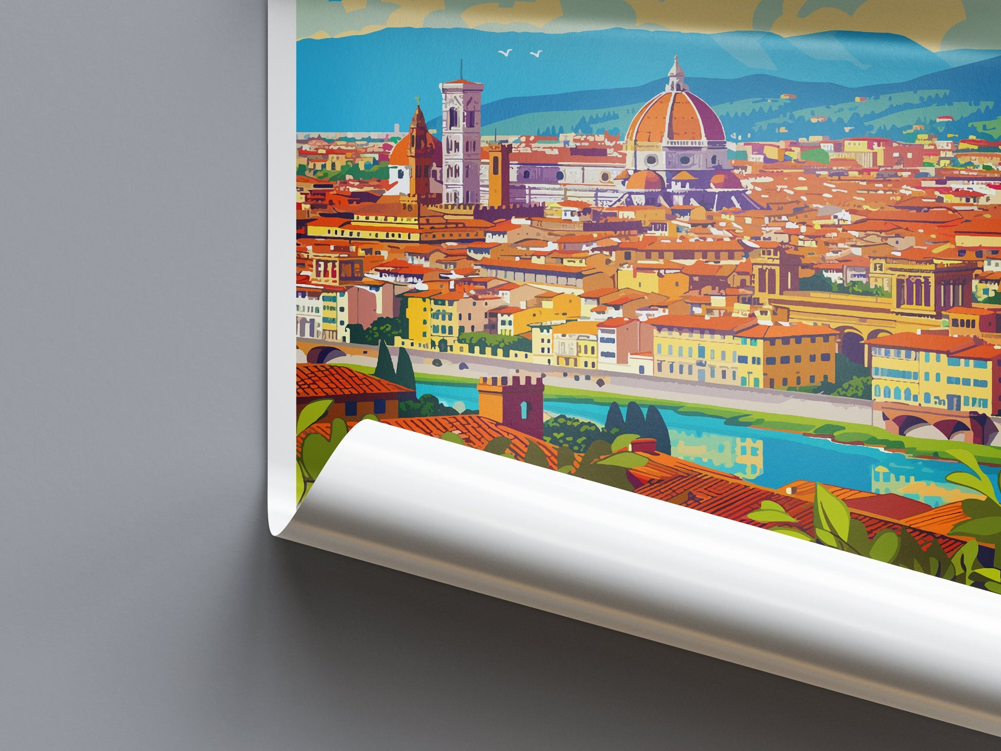 Florence Travel Print Wall Art Florence Italy Wall Hanging Home Decoration Florence Gift Art Lovers Wall Art Print Florence Italy Wall Print