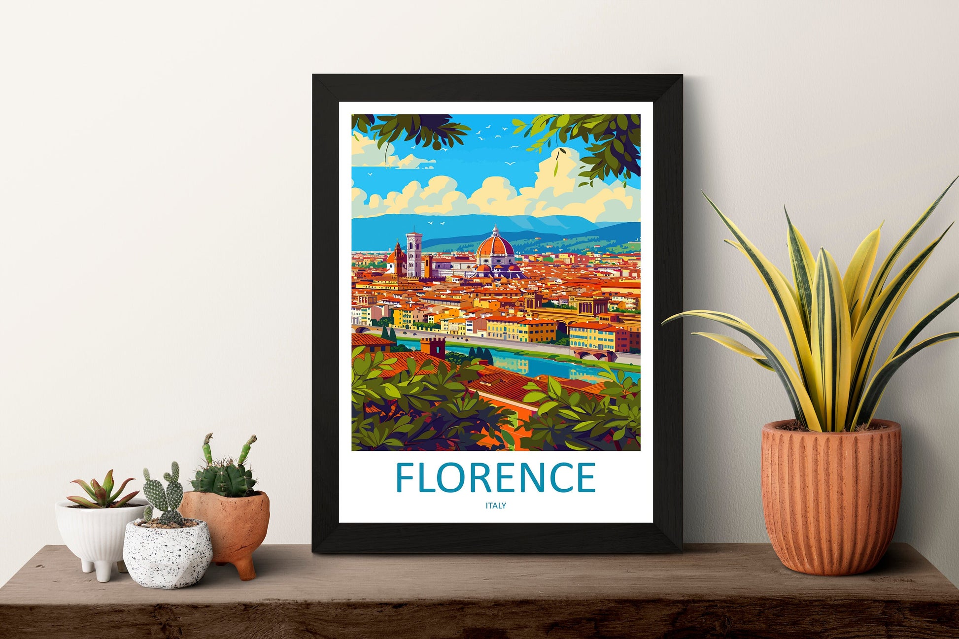 Florence Travel Print Wall Art Florence Italy Wall Hanging Home Decoration Florence Gift Art Lovers Wall Art Print Florence Italy Wall Print