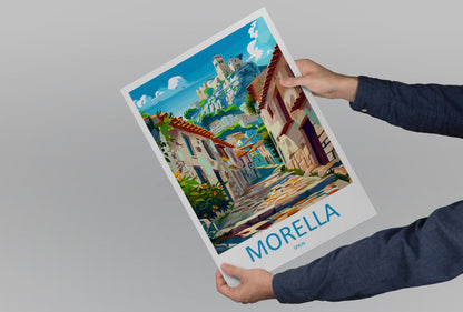 Morella Travel Print Wall Art Morella Wall Hanging Home Décor Morella Gift Art Lovers Spain Art Lover Gift Morella Print Spain Wall Art