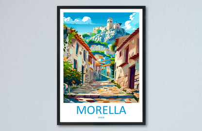 Morella Travel Print Wall Art Morella Wall Hanging Home Décor Morella Gift Art Lovers Spain Art Lover Gift Morella Print Spain Wall Art