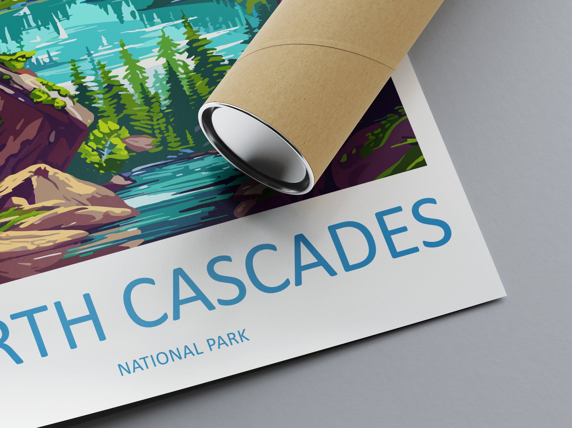 North Cascades National Park Travel Print Wall Art North Cascades National Park Wall Hanging Home Décor North Cascades National Park Gift