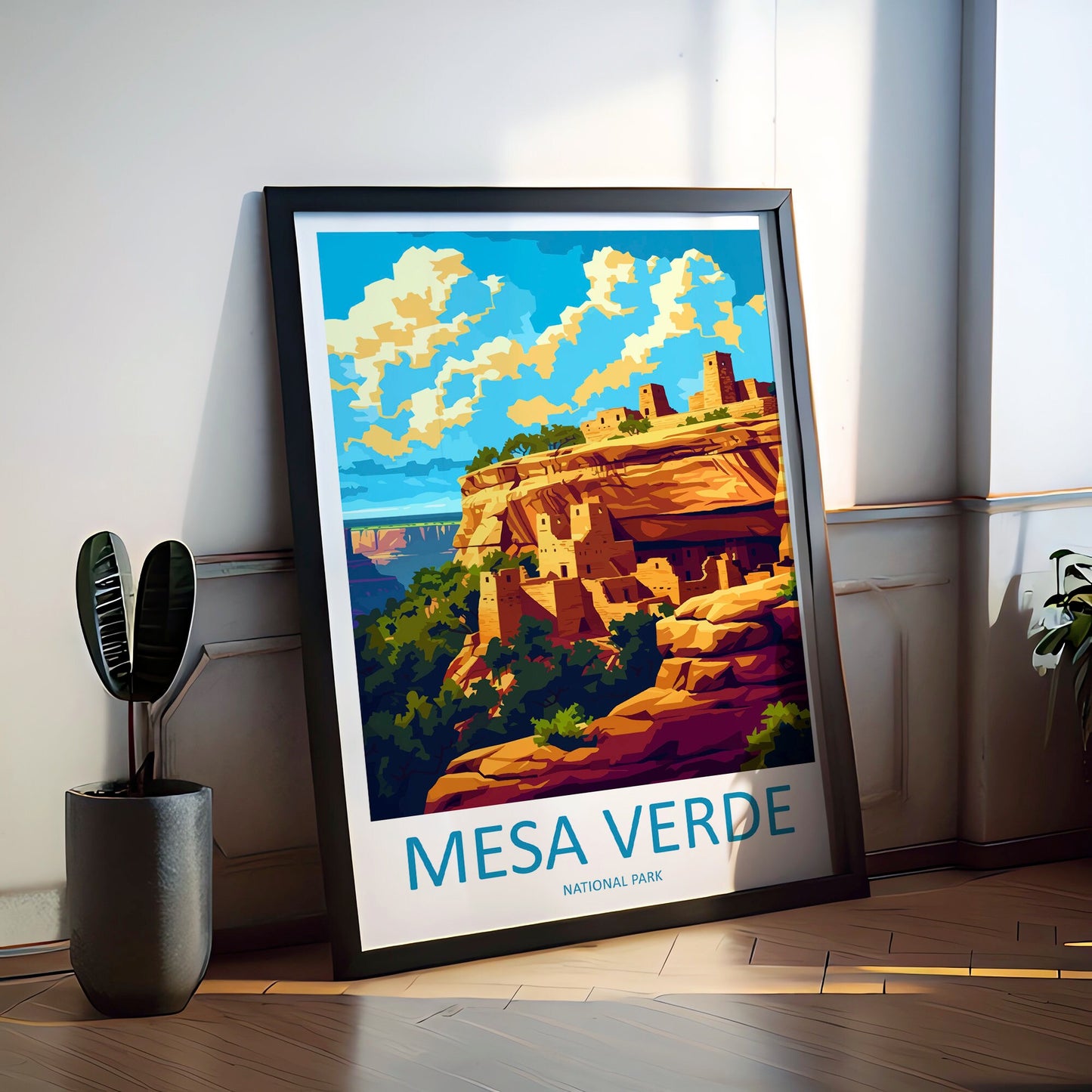 Mesa Verde National Park Travel Print Wall Art Mesa Verde Wall Hanging Home Décor Mesa Verde Gift Art Lovers Colorado Art Gift Lover Print