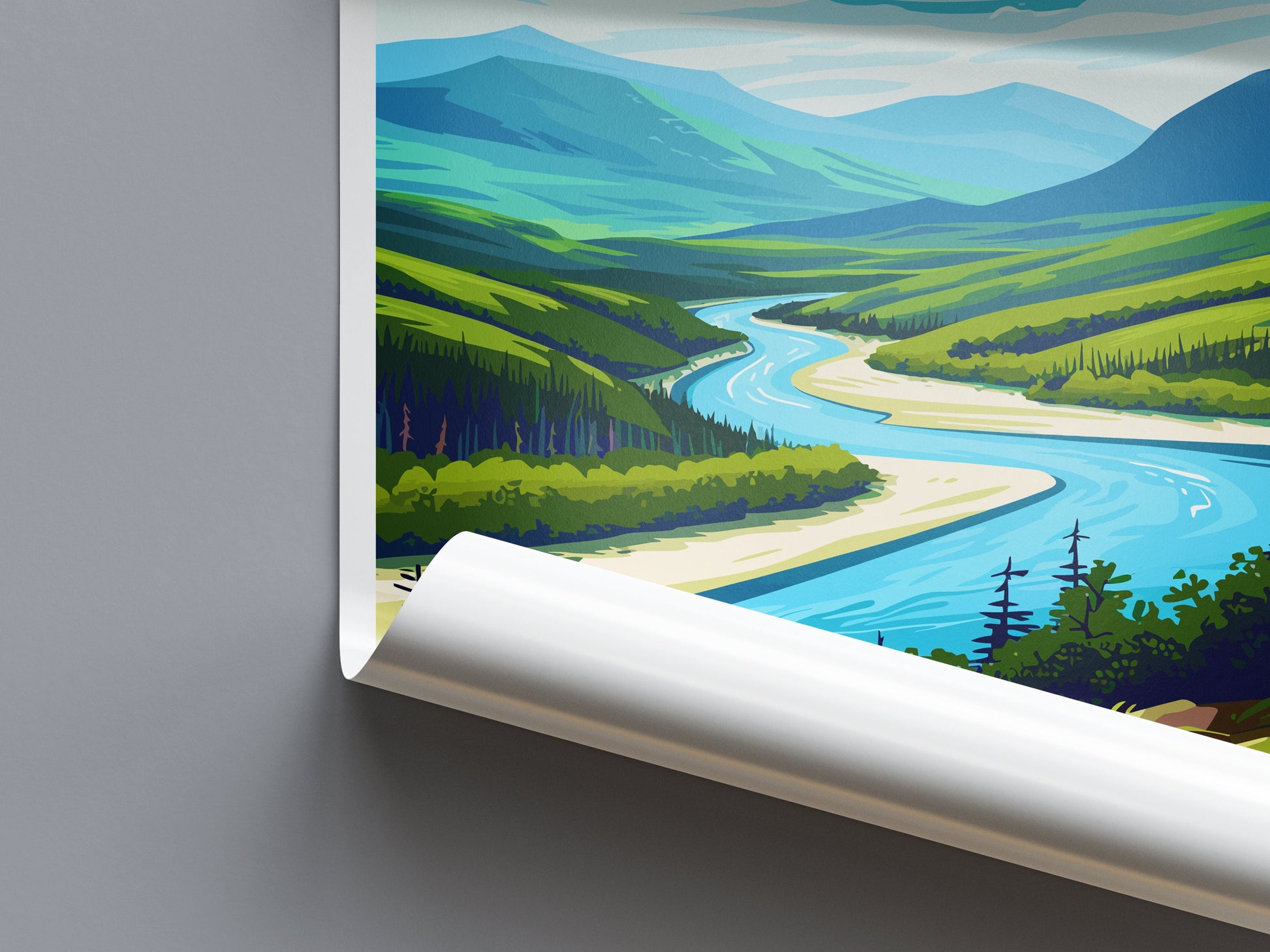 Kobuk Valley National Park Travel Print Wall Art Kobuk Valley Wall Hanging Home Décor Kobuk Valley Gift Art Lovers Alaska Art Lover Gift