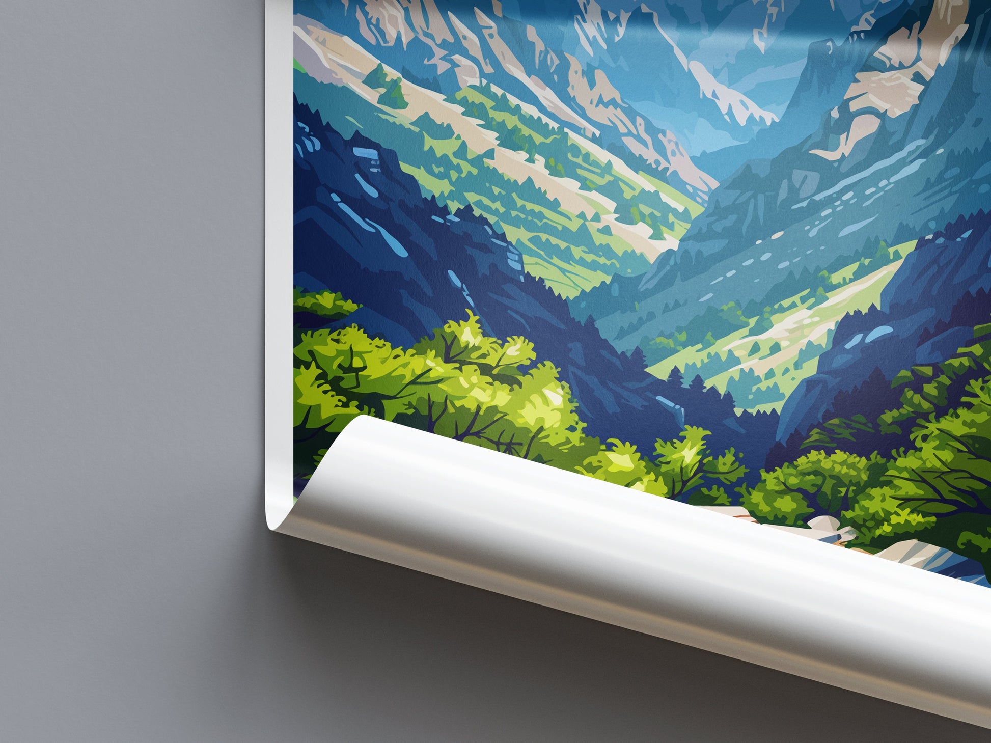 Kings Canyon National Park Travel Print Wall Art Kings Canyon National Park Wall Hanging Home Décor Kings Canyon National Park Gift Art