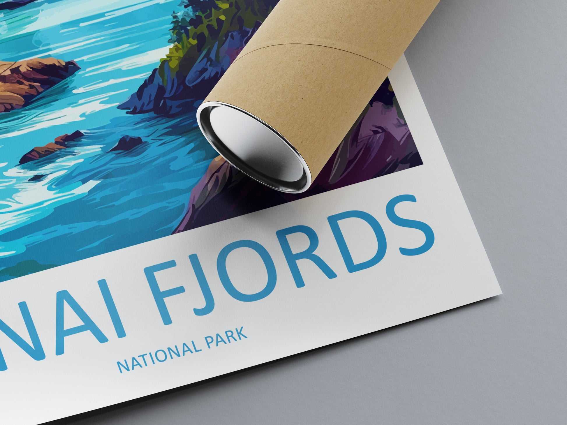 Kenai Fjords National Park Travel Print Wall Art Kenai Fjords Wall Hanging Home Décor Kenai Fjords Gift Art Lovers Alaska Art Lover Gift