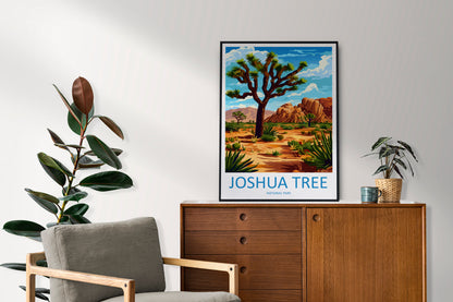 Joshua Tree National Park Travel Print Wall Art Joshua Tree Wall Hanging Home Décor Joshua Tree Gift Art Lovers California Art Lover Gift