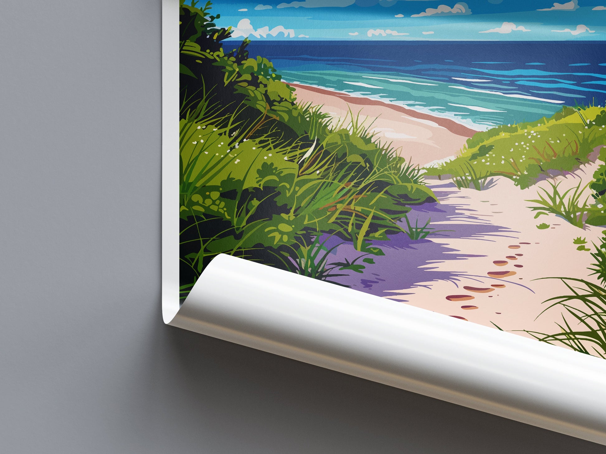 Indiana Dunes Travel Print Wall Art Indiana Dunes Wall Hanging Home Decor National Park Gift Indiana Dunes Lovers National Park Art