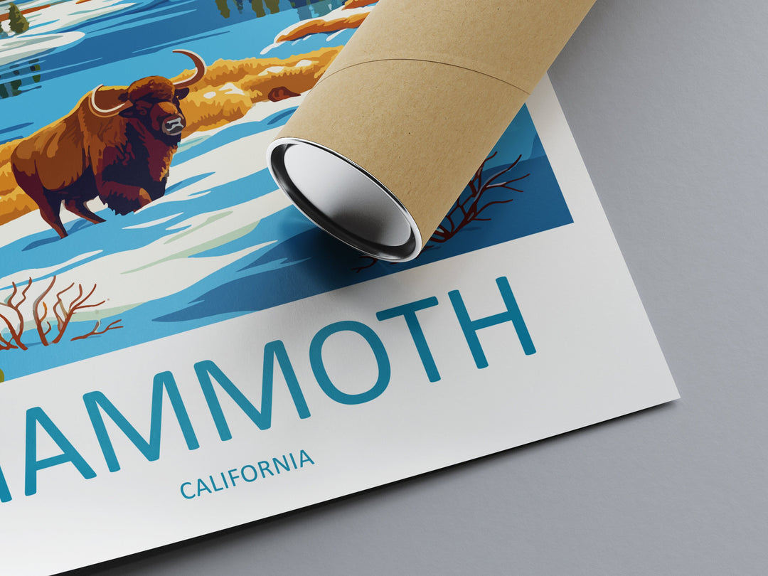Lake Mammoth Travel Print Wall Art Lake Mammoth Wall Hanging Home Décor Lake Mammoth Gift Art Lovers California Art Lover Gift