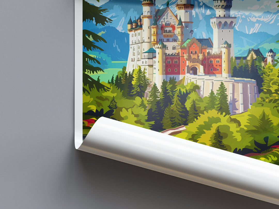 Garmisch-Partenkirchen Travel Print Wall Art Garmisch-Partenkirchen Wall Hanging Home Décor Garmisch-Partenkirchen Gift Art Lovers Germany