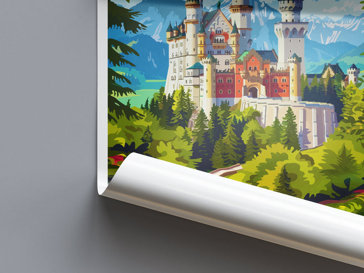 Garmisch-Partenkirchen Travel Print Wall Art Garmisch-Partenkirchen Wall Hanging Home Décor Garmisch-Partenkirchen Gift Art Lovers Germany