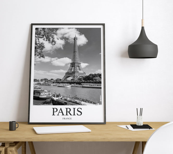 Paris Photo Print of Eiffel Tower Travel Photo Hanging Decor Photo Travel Art Gift For Travel Artwork Wall Art Framed Photo Travel Print