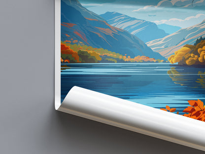 Lake District Print Lake District Home Decor Landscape Art Print Lake District Wall Art Nature Enthusiast Gift Wall Hanging Lake District