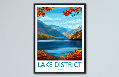 Lake District Print Lake District Home Decor Landscape Art Print Lake District Wall Art Nature Enthusiast Gift Wall Hanging Lake District
