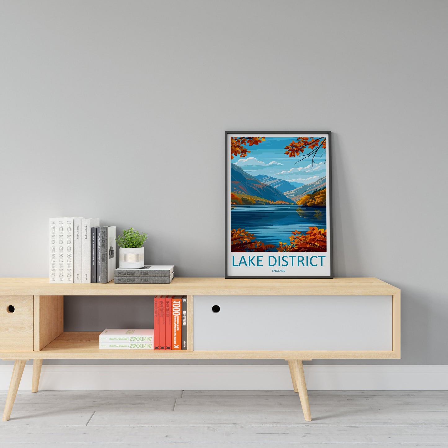 Lake District Print Lake District Home Decor Landscape Art Print Lake District Wall Art Nature Enthusiast Gift Wall Hanging Lake District
