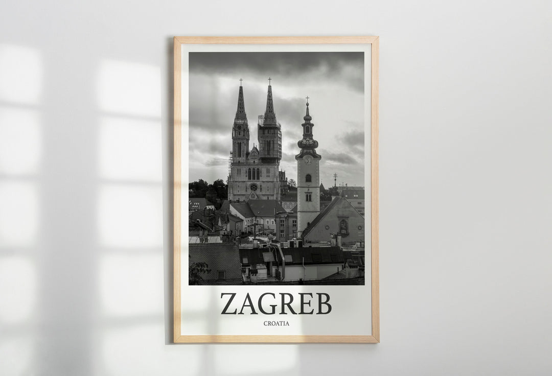 Zagreb Photo Print of Zagreb Travel Photo Croatia Art Decor Photo Travel Art Gift For Travel Artwork Wall Art Framed Photo Travel Print