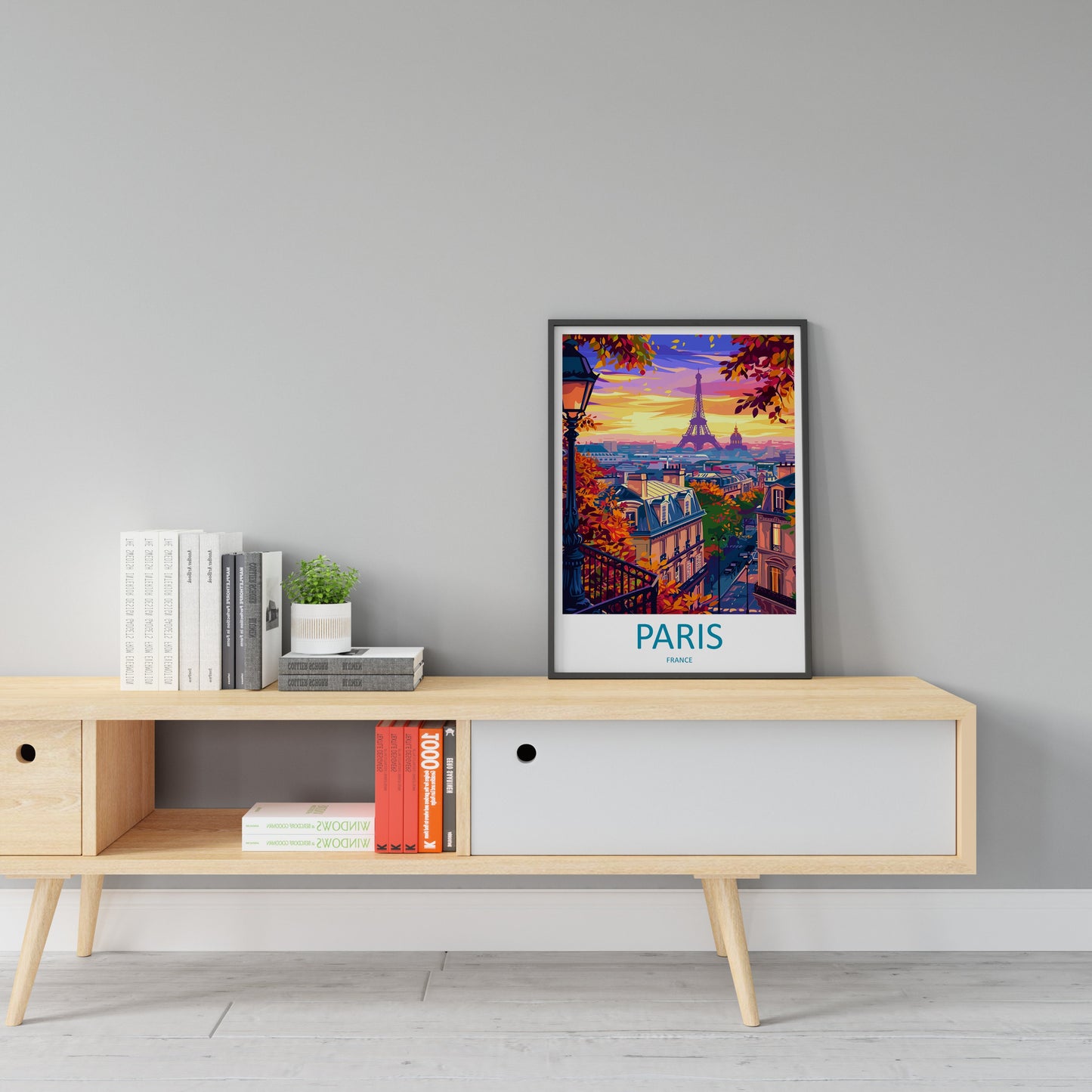 Paris Travel Print Wall Art Paris Wall Hanging Home Décor Paris Gift Art Lovers France Art Lover Gift Paris Print France Wall Art Décor