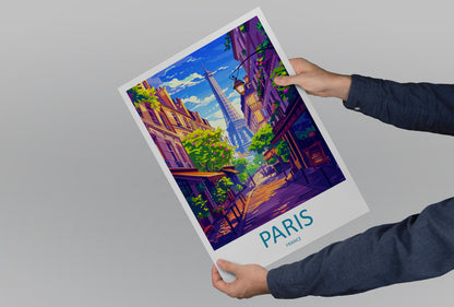 Paris Travel Print Wall Art Paris Wall Hanging Home Décor Paris Gift Art Lovers France Art Lover Gift Paris Print France Wall Art Décor