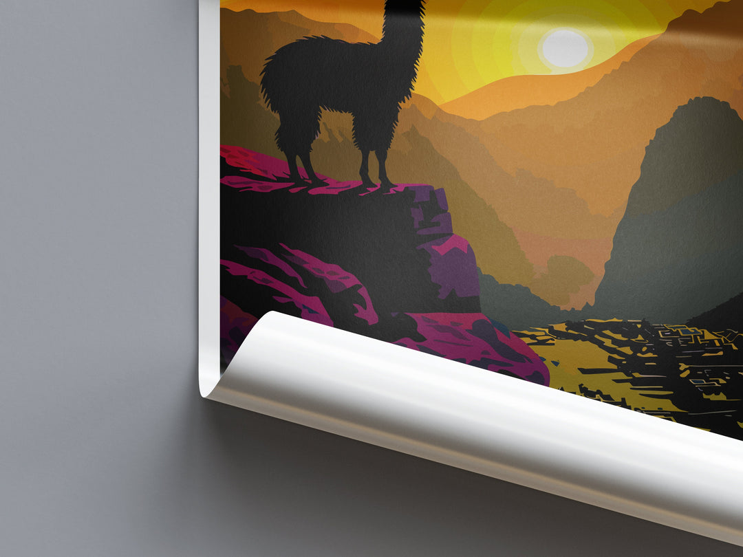 Machu Picchu Travel Print Wall Art Machu Picchu Wall Hanging Home Décor Machu Picchu Gift Art Lovers Peru Art Lover Gift Peru