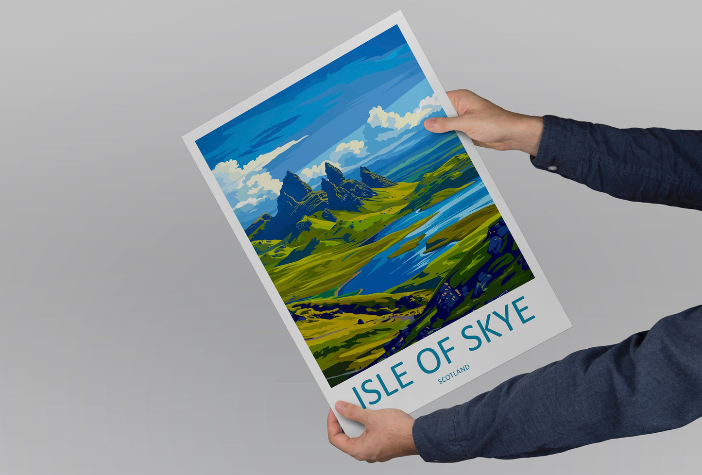 Isle of Skye Print Isle of Skye Home Decor Landscape Art Print The Storr Wall Art for Scotland Enthusiast Gift Wall Hanging Isle of Skye