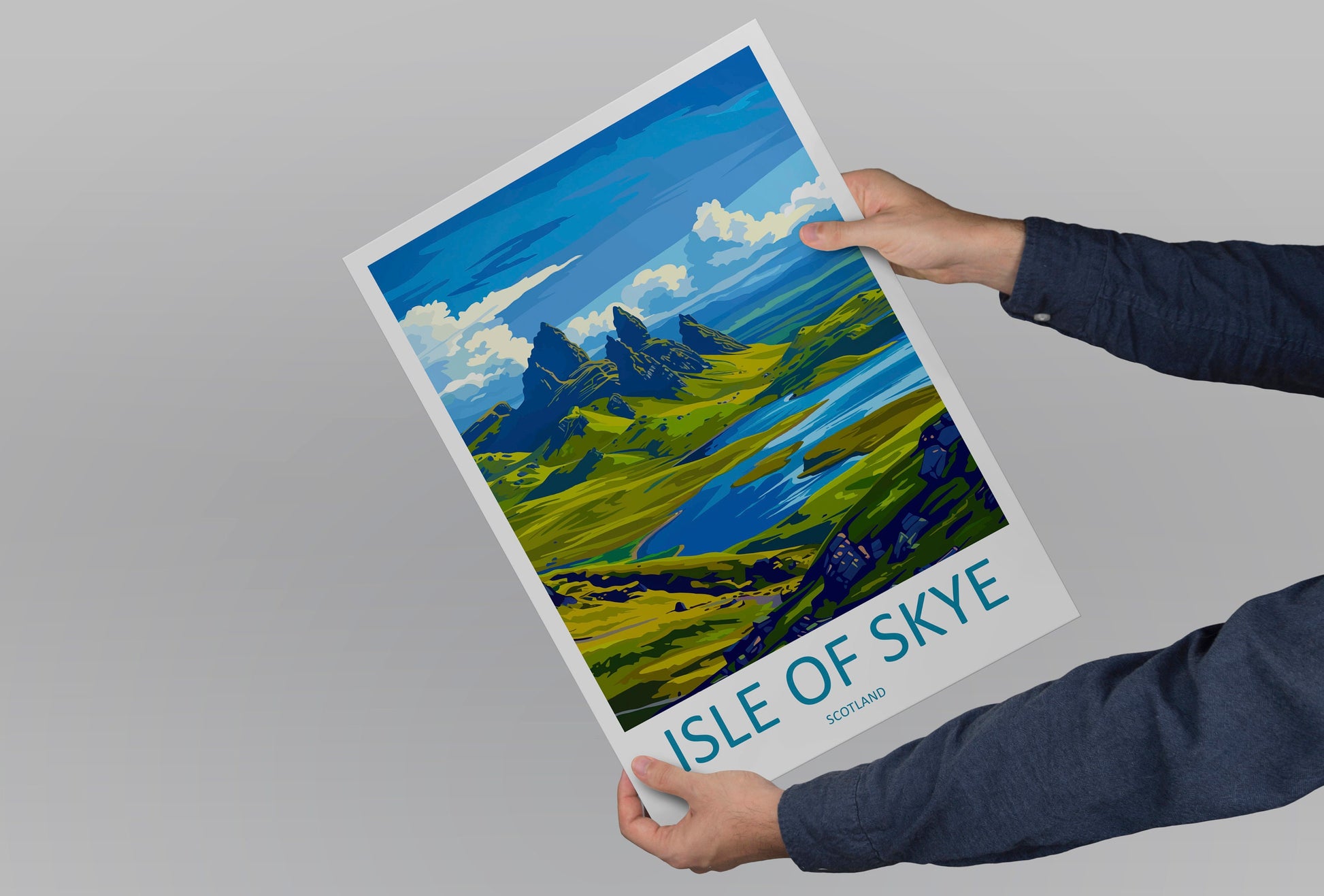 Isle of Skye Print Isle of Skye Home Decor Landscape Art Print The Storr Wall Art for Scotland Enthusiast Gift Wall Hanging Isle of Skye