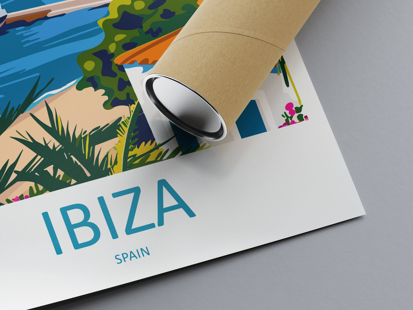 Ibiza Travel Print Wall Art Ibiza Wall Hanging Home Décor Ibiza Gift Art Lovers Spain Art Lover Gift Ibiza Wall Décor Ibiza Spain Print