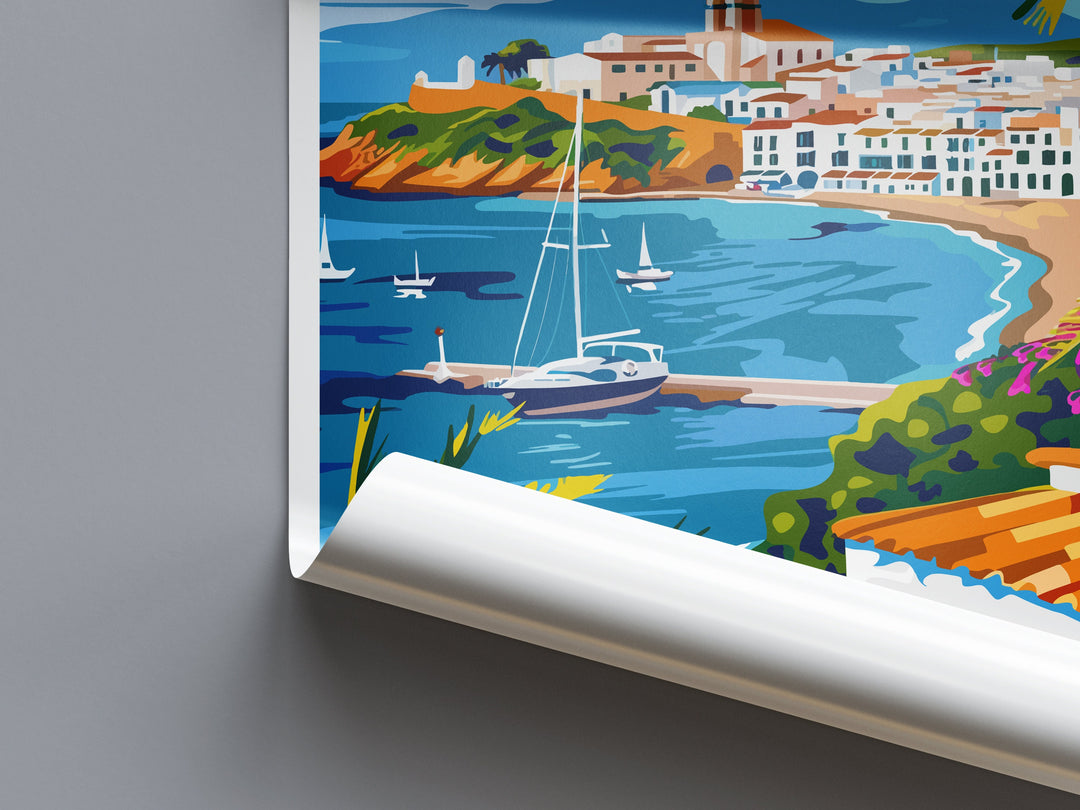 Ibiza Travel Print Wall Art Ibiza Wall Hanging Home Décor Ibiza Gift Art Lovers Spain Art Lover Gift Ibiza Wall Décor Ibiza Spain Print