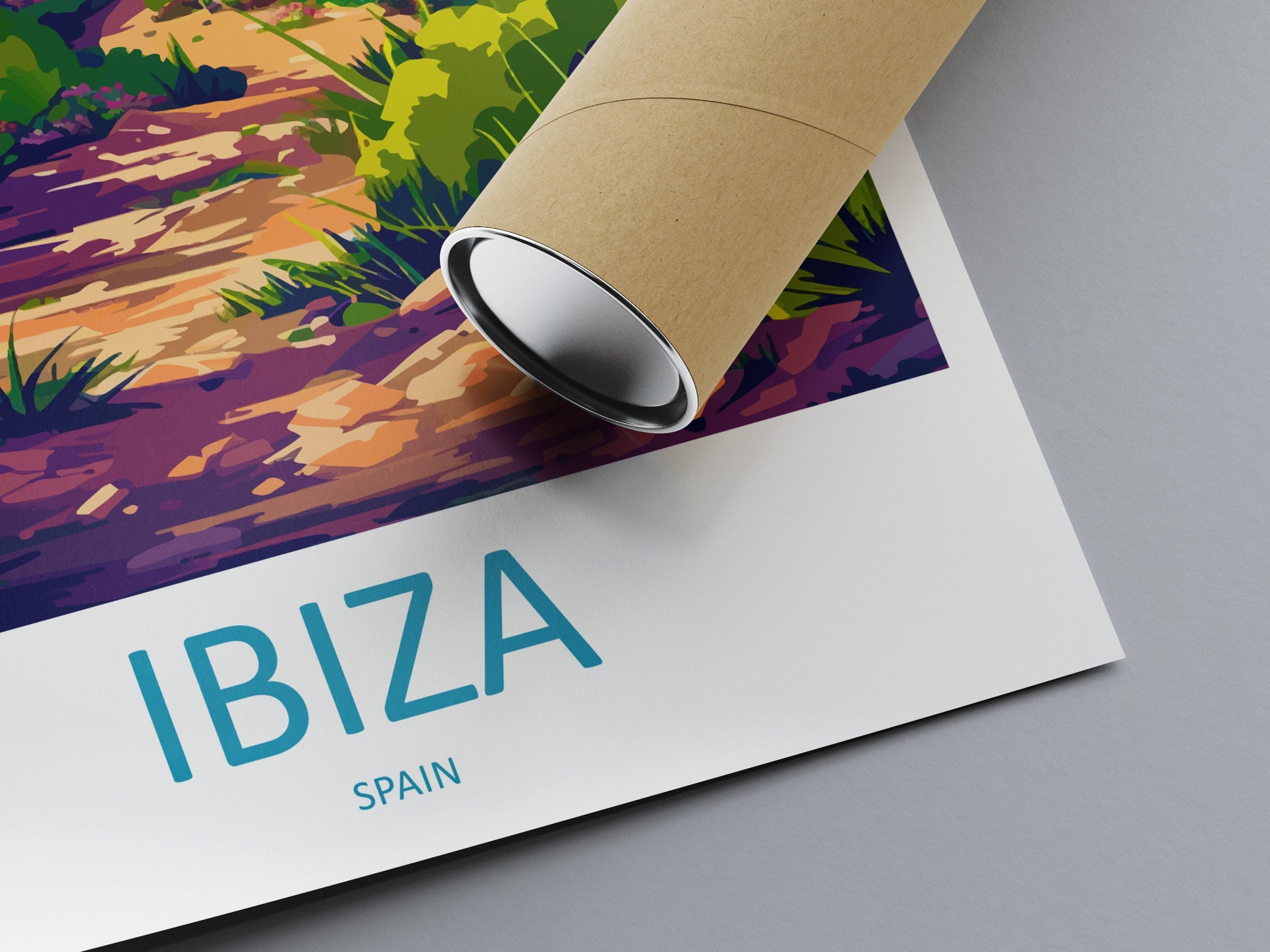 Ibiza Travel Print Wall Art Ibiza Wall Hanging Home Décor Ibiza Gift Art Lovers Spain Art Lover Gift Ibiza Wall Décor Ibiza Spain Print
