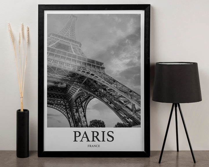 Paris Photo Print of Eiffel Tower Travel Photo Hanging Decor Photo Travel Art Gift For Travel Artwork Wall Art Framed Photo Travel Print
