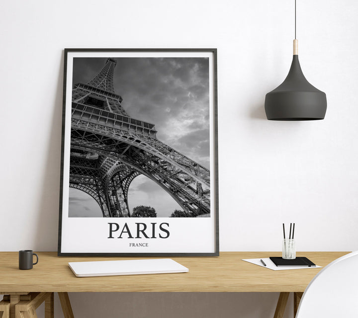 Paris Photo Print of Eiffel Tower Travel Photo Hanging Decor Photo Travel Art Gift For Travel Artwork Wall Art Framed Photo Travel Print