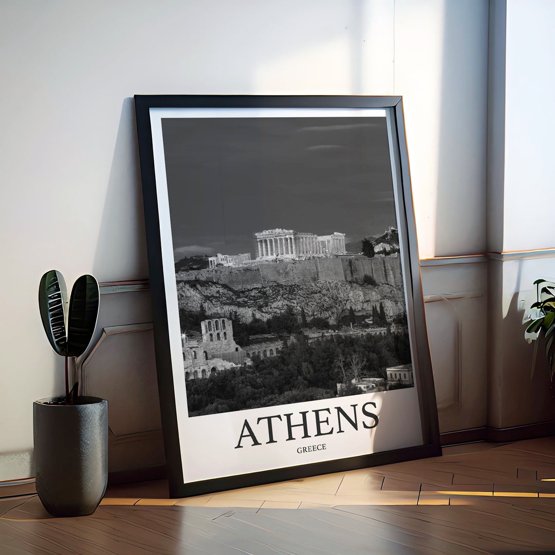 Athens Photo Print of Athens Greece Travel Photo Hanging Decor Photo Travel Art Gift For Travel Artwork Wall Art Framed Photo Travel Print