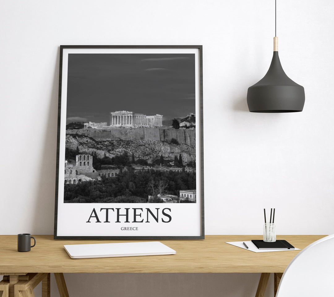 Athens Photo Print of Athens Greece Travel Photo Hanging Decor Photo Travel Art Gift For Travel Artwork Wall Art Framed Photo Travel Print