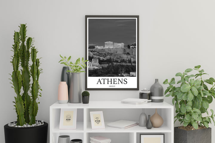 Athens Photo Print of Athens Greece Travel Photo Hanging Decor Photo Travel Art Gift For Travel Artwork Wall Art Framed Photo Travel Print