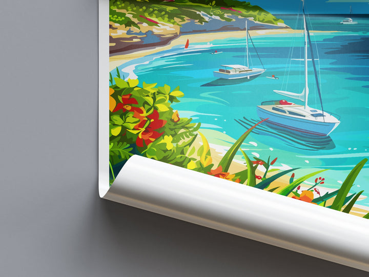 Turks and Caicos Islands Travel Print Wall Art Turks and Caicos Wall Hanging Home Décor Turks and Caicos Gift Art Lovers Wall Art Caribbean