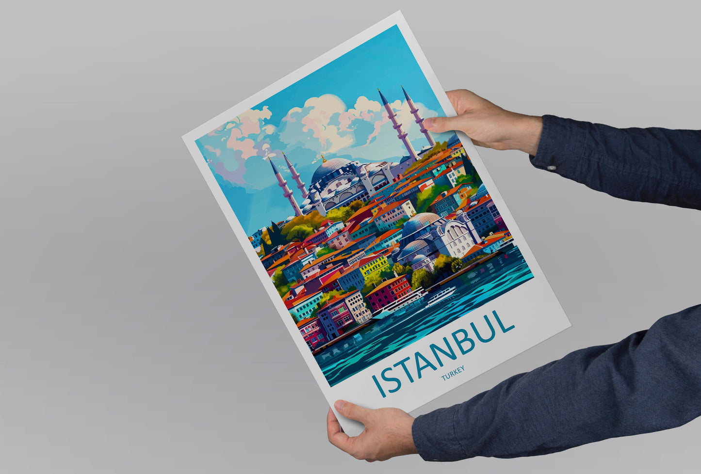 Istanbul Travel Print Wall Art Istanbul Wall Hanging Home Decoration Istanbul Gift Art Lovers Wall Art Print Art Istanbul Wall Print Turkey