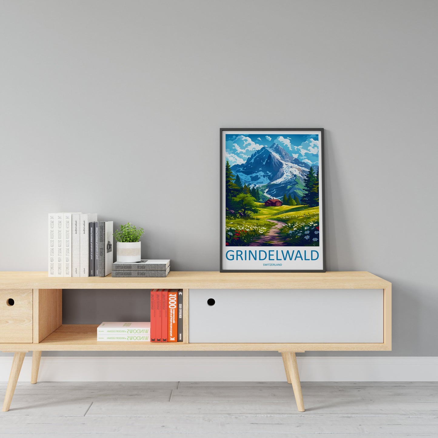 Grindelwald Print Grindelwald Home Décor Switzerland Art Print Grindelwald Wall Print For Switzerland Gift Wall Hanging Grindelwald Home Art