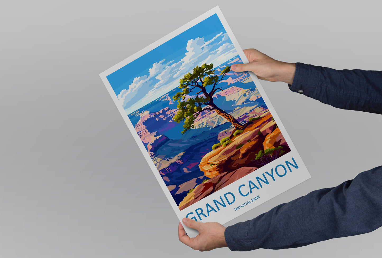 Grand Canyon National Park Travel Print Wall Art Grand Canyon Wall Hanging Home Décor Grand Canyon Gift Art Lovers Arizona Art Lover Gift