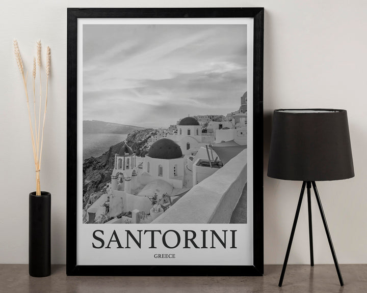 Santorini Photo Print of Santorini Greece Travel Photo Hanging Decor Photo Travel Art Gift For Travel Artwork Wall Art Framed Photo Travel